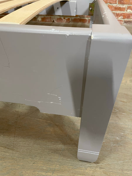 Chichester 150 Wooden King Bed - Grey Oak