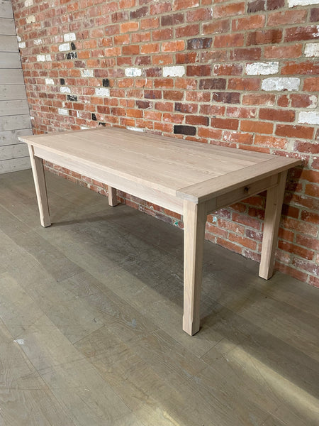 Moreton 6 Seater Dining Table, Natural Oak