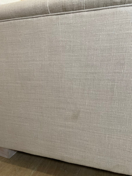 Lottie 4 Seater Sofa - Harry Cloud - Pale Oak Legs