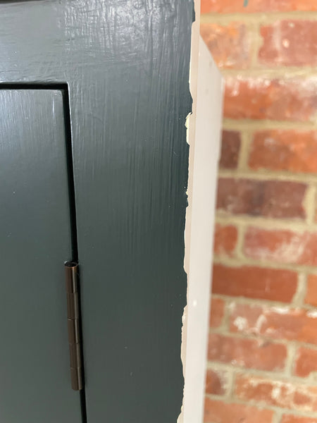 Suffolk 920 Countertop Double Door Glazed Cabinet -Constable Green