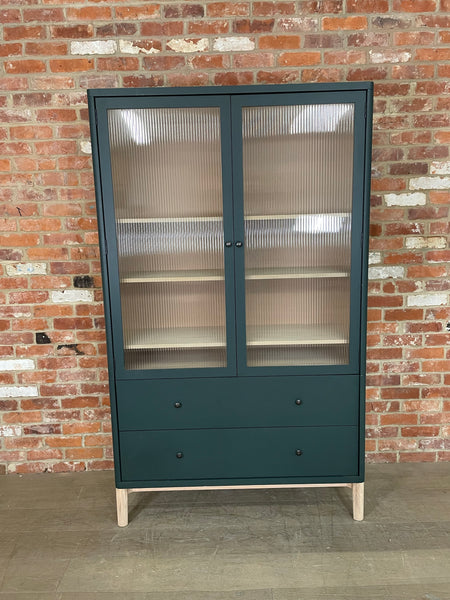 Farlow 1200 Full Height Freestanding Larder- Constable Green