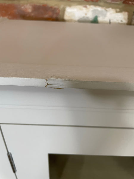 Suffolk 5ft Contemporary Glazed Dresser TOP ONLY- Silver Birch- No Lighting