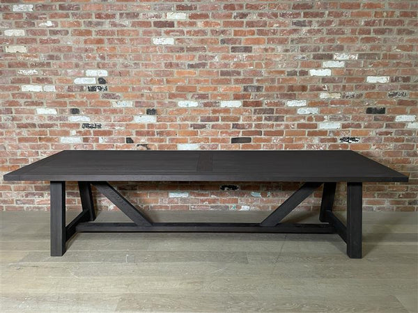 Arundel 10 Seater Dining Table, Darkened Oak
