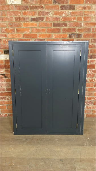 Suffolk 920 Countertop Double Door Cabinet - Charcoal