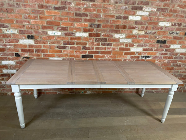 Suffolk 8 Seater Extending Dining Table- Silver Birch