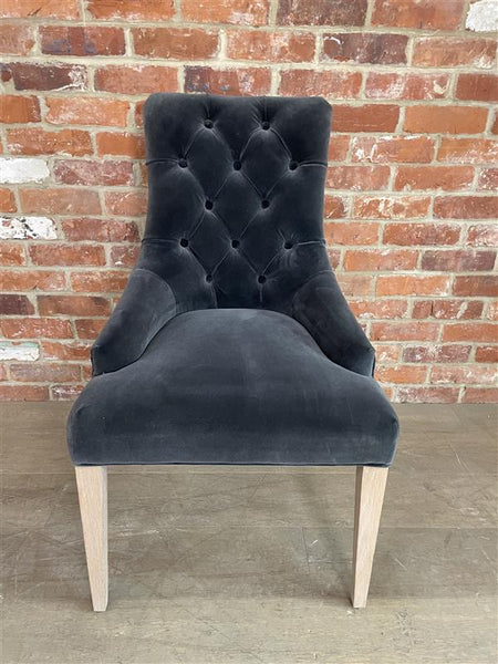 Henley Dining Chair - Isla Steel - Pale Oak
