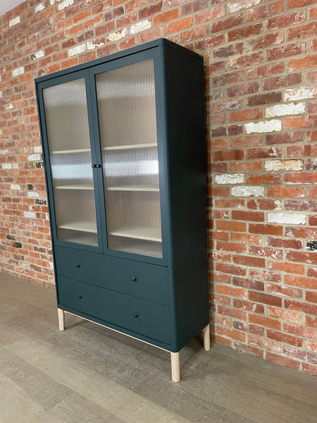 Farlow 1200 Full Height Freestanding Larder- Constable Green