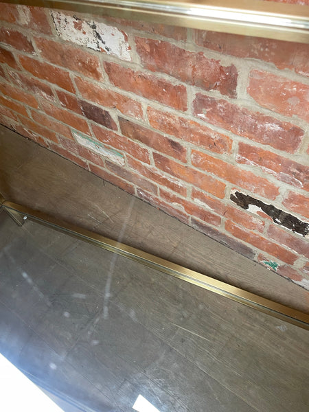 Keswick 140 Rectangular Console Table - Brushed Brass