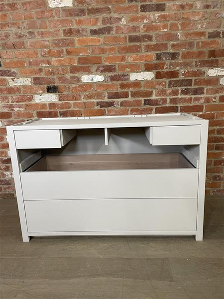 Suffolk 1350 7 Drawer Base Cabinet - Driftwood