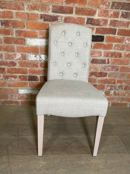 Sheldrake Dining Chair - Harry Sand - Pale Oak Legs