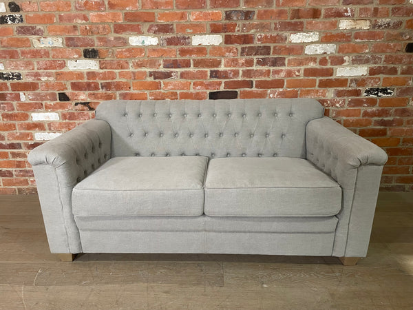 Lottie Sofa Medium - Chloe Trellis - Vintage Oak Legs