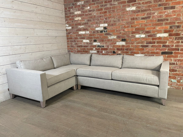 Shoreditch L Shape Corner Sofa - L - Harry Sand - PO Legs