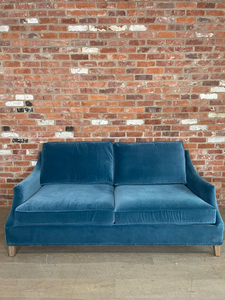 Eva Sofa Large - Isla Kingfisher - Vintage Oak