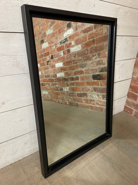 Carter 84 Rectangular Mirror - Black Steel