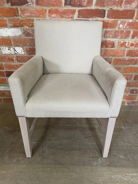 Shoreditch Carver Chair - Linara Natural - Pale Oak