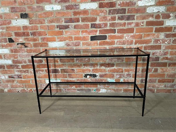 Coniston 120 Rectangular Console Table -  Black Bronze- No Shelf