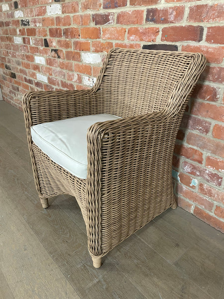 Stanway Carver Chair with Natural Cushion - Honey