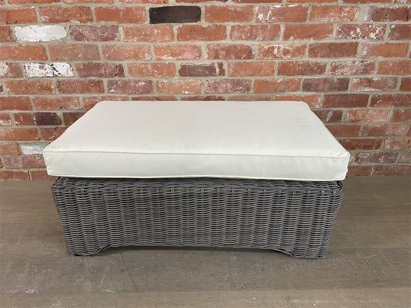 Tresco Run Up Stool with Natural Cushion