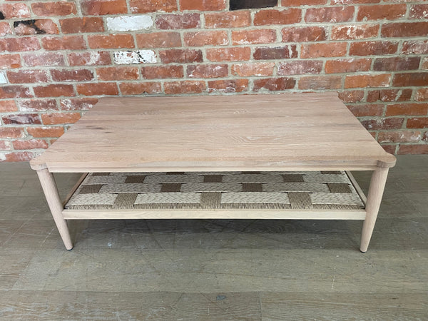 Frome 120 Rectangular Coffee Table - Natural Oak