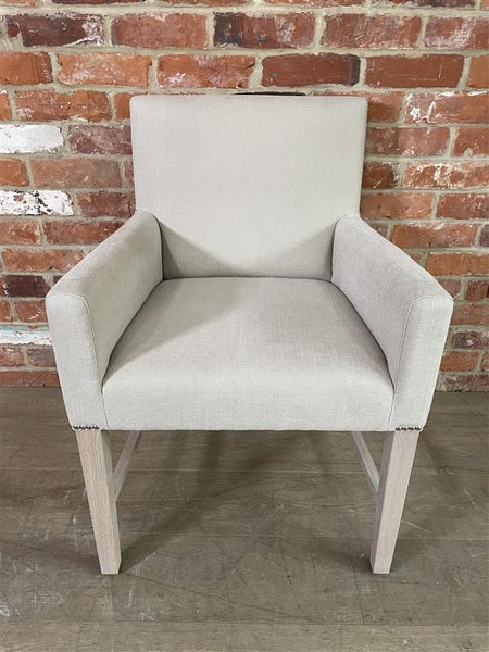 Shoreditch Carver Chair - Linara Natural - Pale Oak