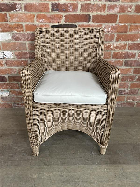 Stanway Carver Chair with Natural Cushion - Honey