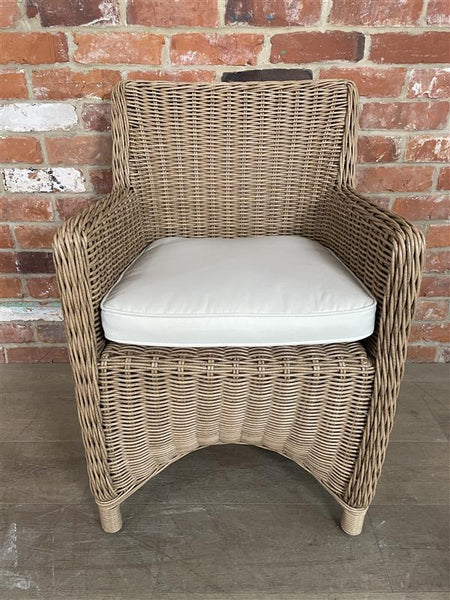 Stanway Carver Chair with Natural Cushion - Honey