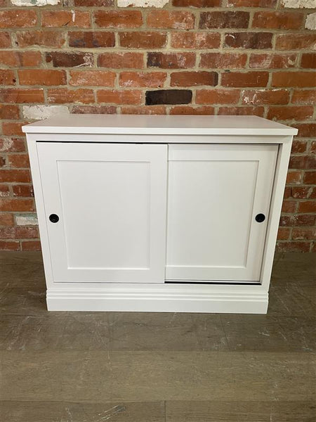 Chawton Single Sideboard With Doors - Snow