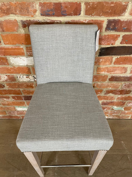 Shoreditch High Back Bar Stool - Archie Ash - Pale Oak