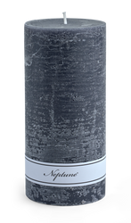 Blyton 7 x 15cm Pillar Candle - Charcoal