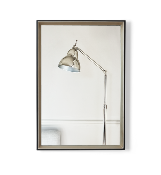 Avington Rectangular Mirror, Medium- No Hanging Batten