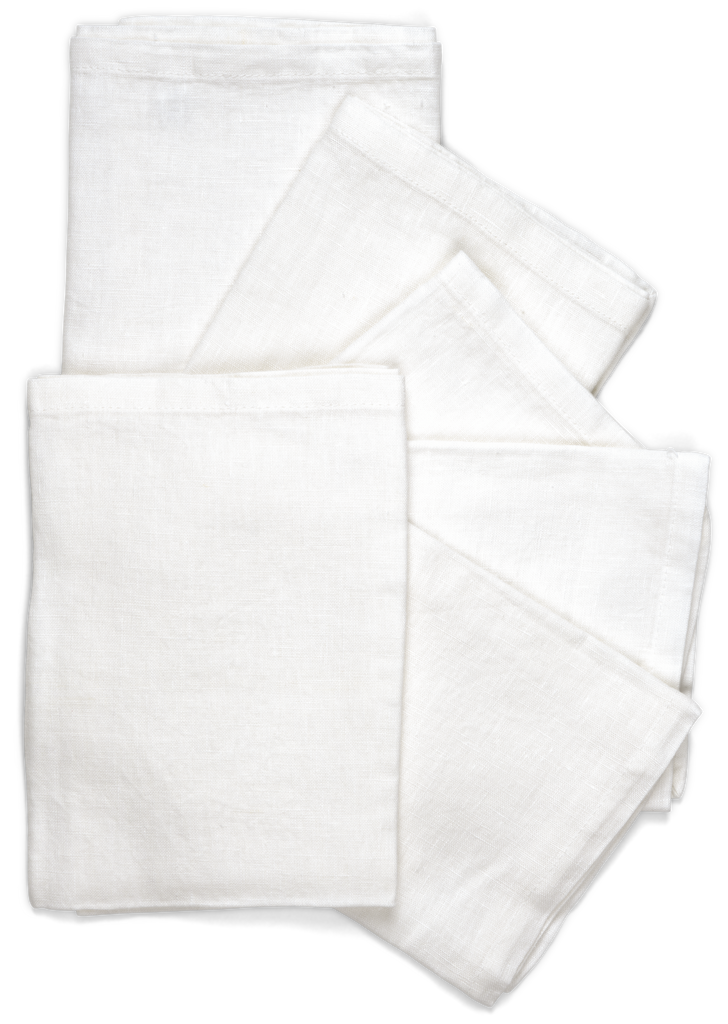 Emily Linen Napkins - Salt - Set of 6