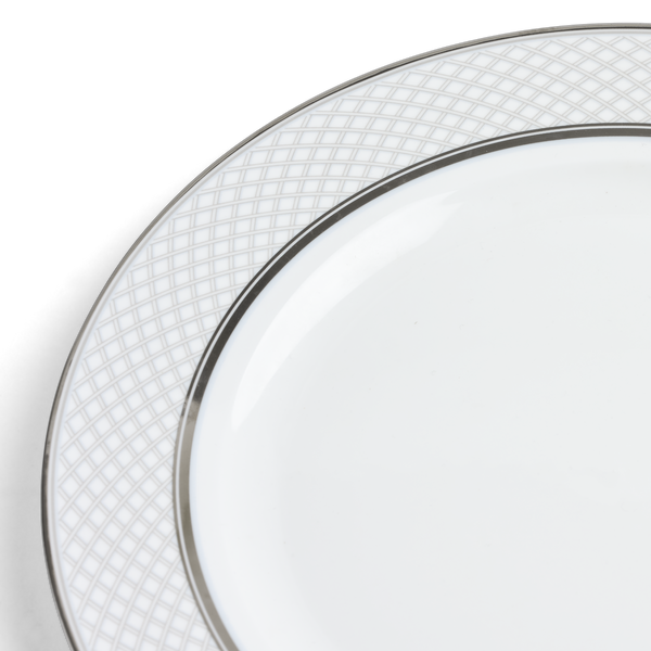 Fenton Bone China Charger - Platinum