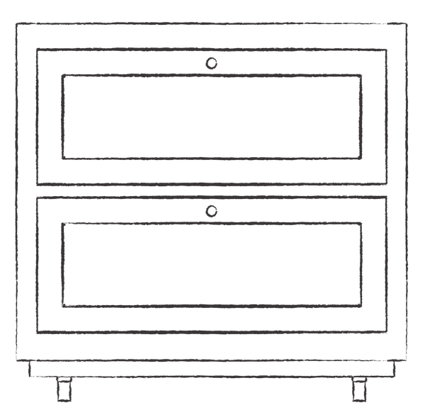 Henley 920 Pan Drawer Base Cabinet- Ink