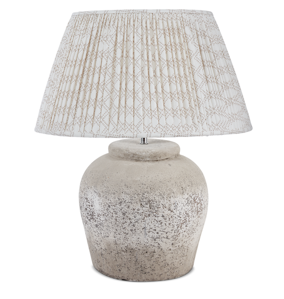 Henry Gathered 26'' Thea Natural Lampshade