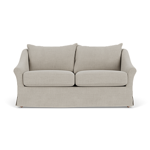 Long Island 2 Seater Sofa - Harry Cloud - Natural Oak Legs Set