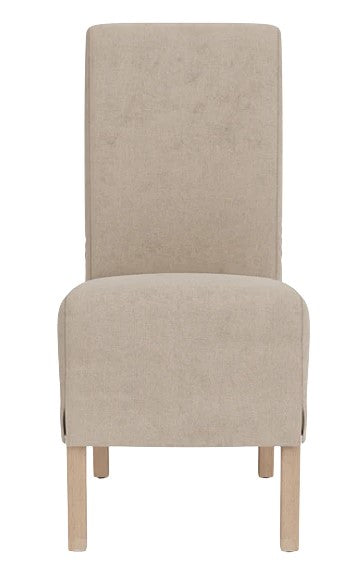 Long Island Dining Chair - Imogen Holkham Sand - Vintage Oak