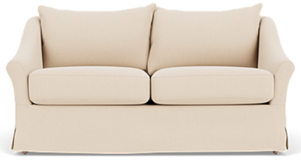 Long Island Medium Sofa - Hugo Pale Oat - Pale Oak Legs Set