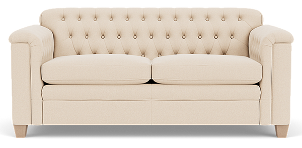 Lottie Sofa Medium - Hugo Pale Oat - Pale Oak Legs