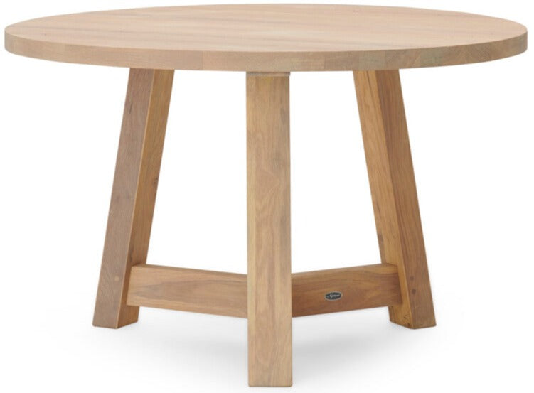 Arundel 6 Seater Round Dining Table, Natural Oak