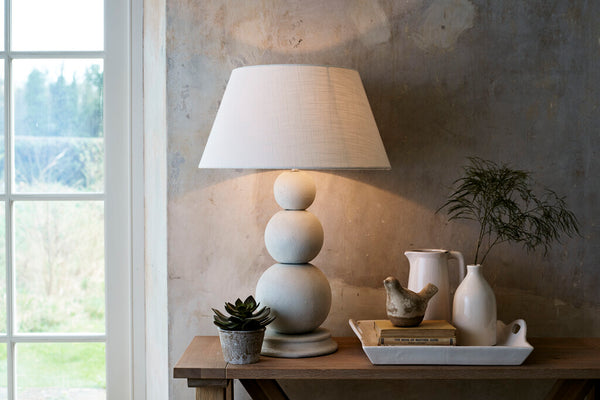 Henry 19.5" Cone Parchment Linen Lampshade