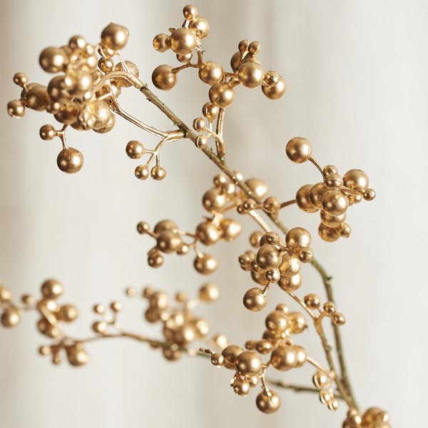 Berry Twig - Antique Gold
