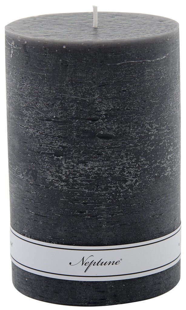 Blyton 10 x 15cm Pillar Candle - Charcoal