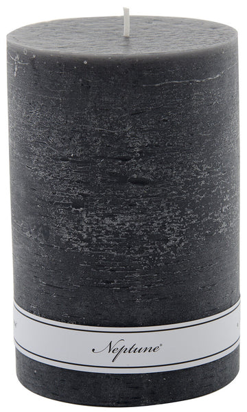 Blyton 10 x 15cm Pillar Candle - Charcoal