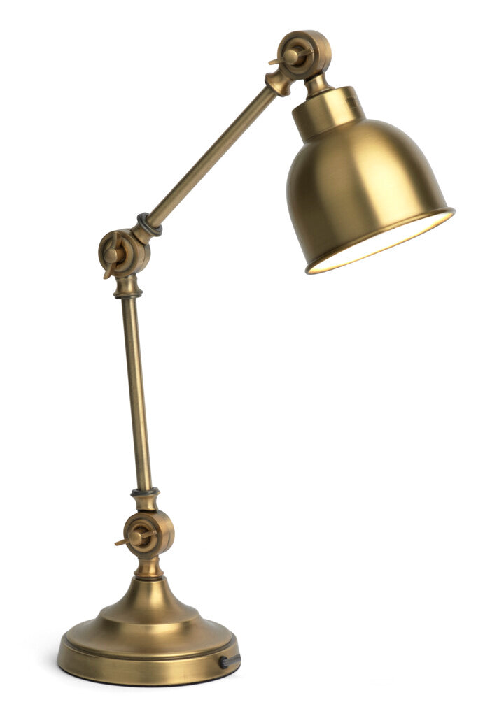 Brompton Desk Light - Brass