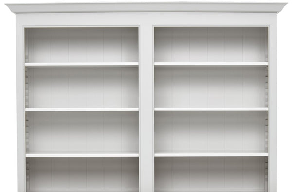 Chichester 6ft Grand Bookcase Open Rack - Shingle