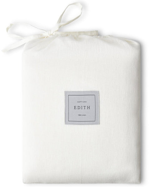 Edith Emperor Duvet Cover - White