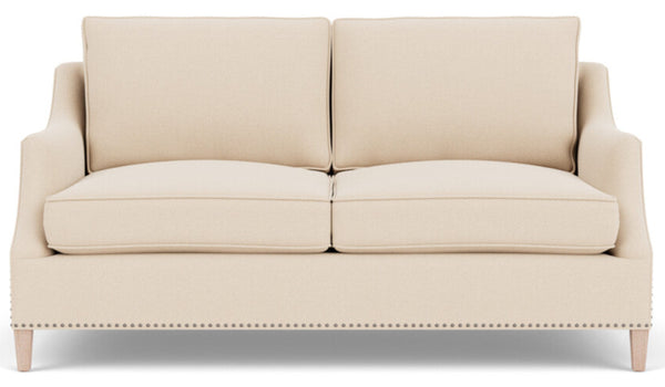 Eva Sofa Medium - Hugo Pale Oat - Pale Oak Legs