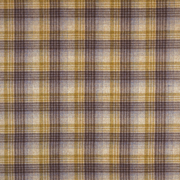 HARRIS TWEED Wool Check - Fig/metre