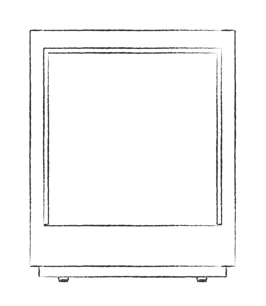 Henley 690 Under-Counter Oven Base Cabinet - Snow