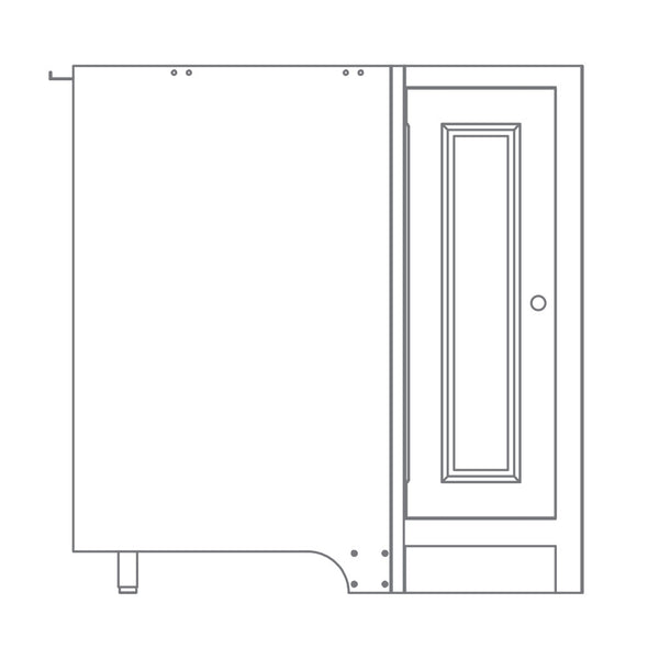 Chichester 830 Corner Carousel Base Cabinet - Shell